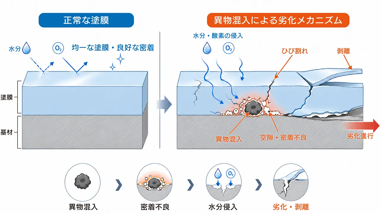 coating_微粒子可視化_塗装_異物混入イラスト_V01